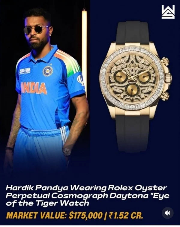 Rolex Daytona Eye of Tiger Gold Diamond Watch