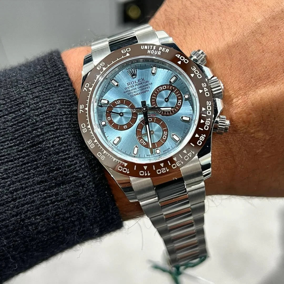 ROLEX DAYTONA ICE BLUE DAILMS DHONI EDITION