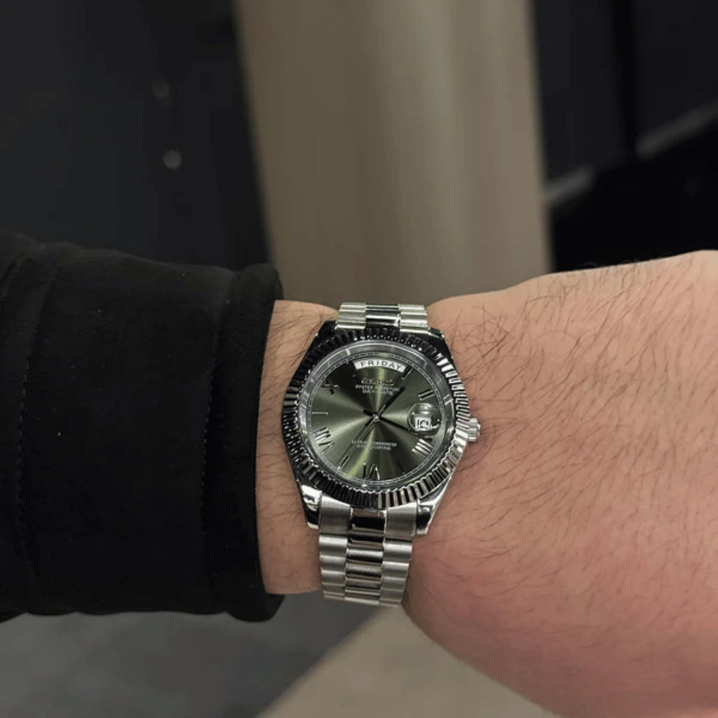 Seiko Oyster Perpetual Day Date Olive Green Dial