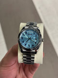 Seiko Oyster Perpetual Day Date Tiffany Blue Arabic Dial