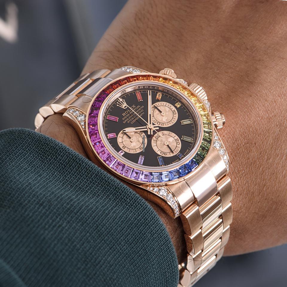 ROLEX RAINBOW ROSE GOLD SALMAN KHAN