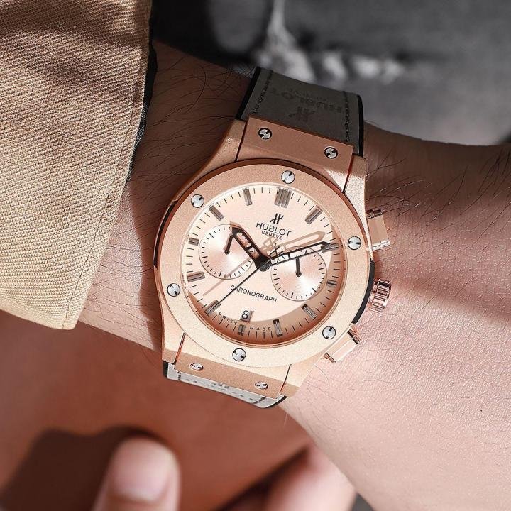 Hublot Big Bang Classic Leather Strap Watch