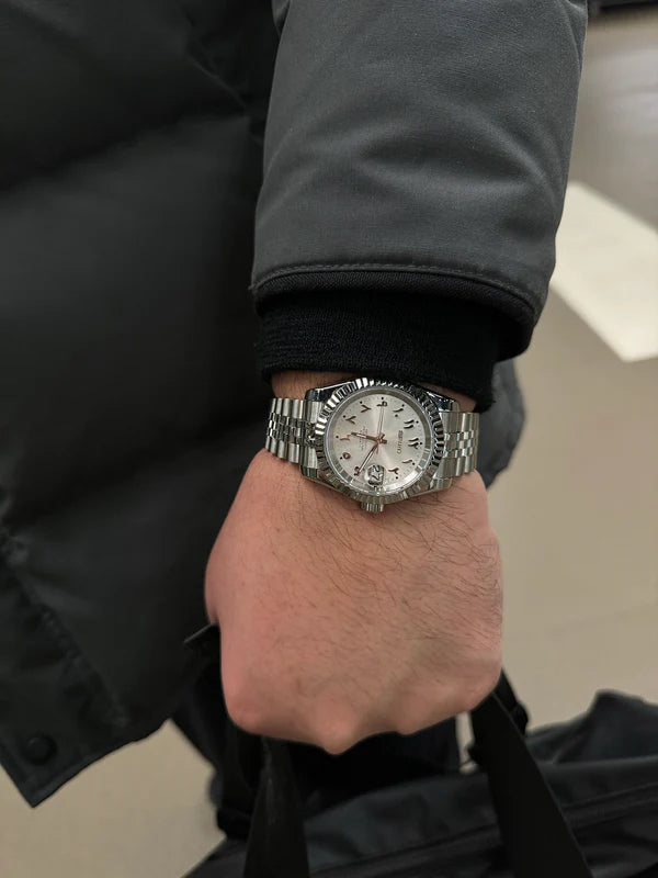 Seiko Oyster Perpetual White Arabic Dial