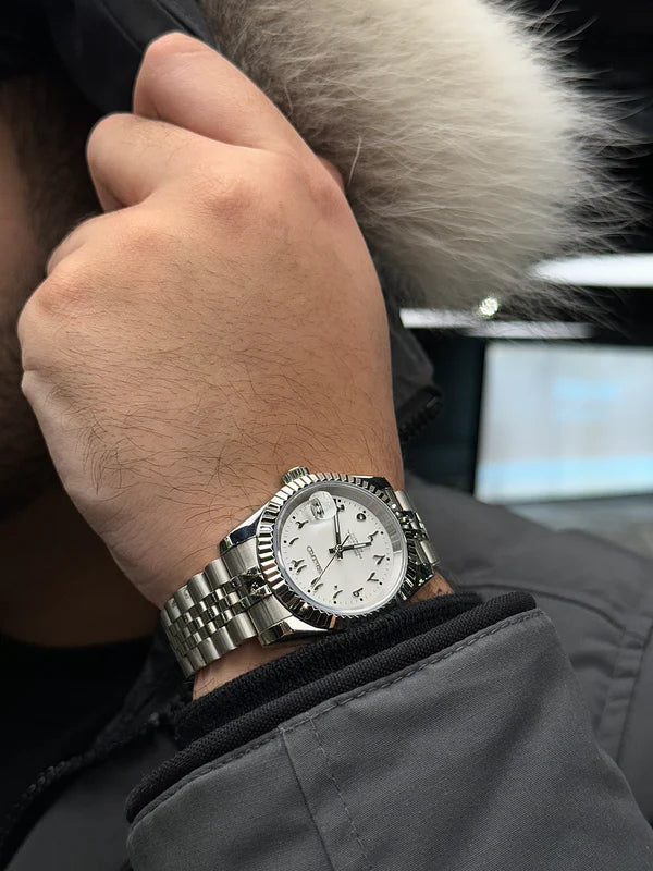 Seiko Oyster Perpetual White Arabic Dial