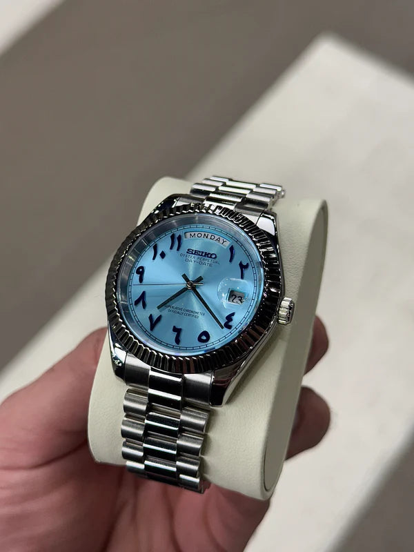 Seiko Oyster Perpetual Day Date Tiffany Blue Arabic Dial