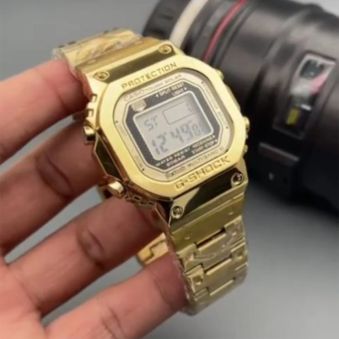 G-shock Stainless gold watch