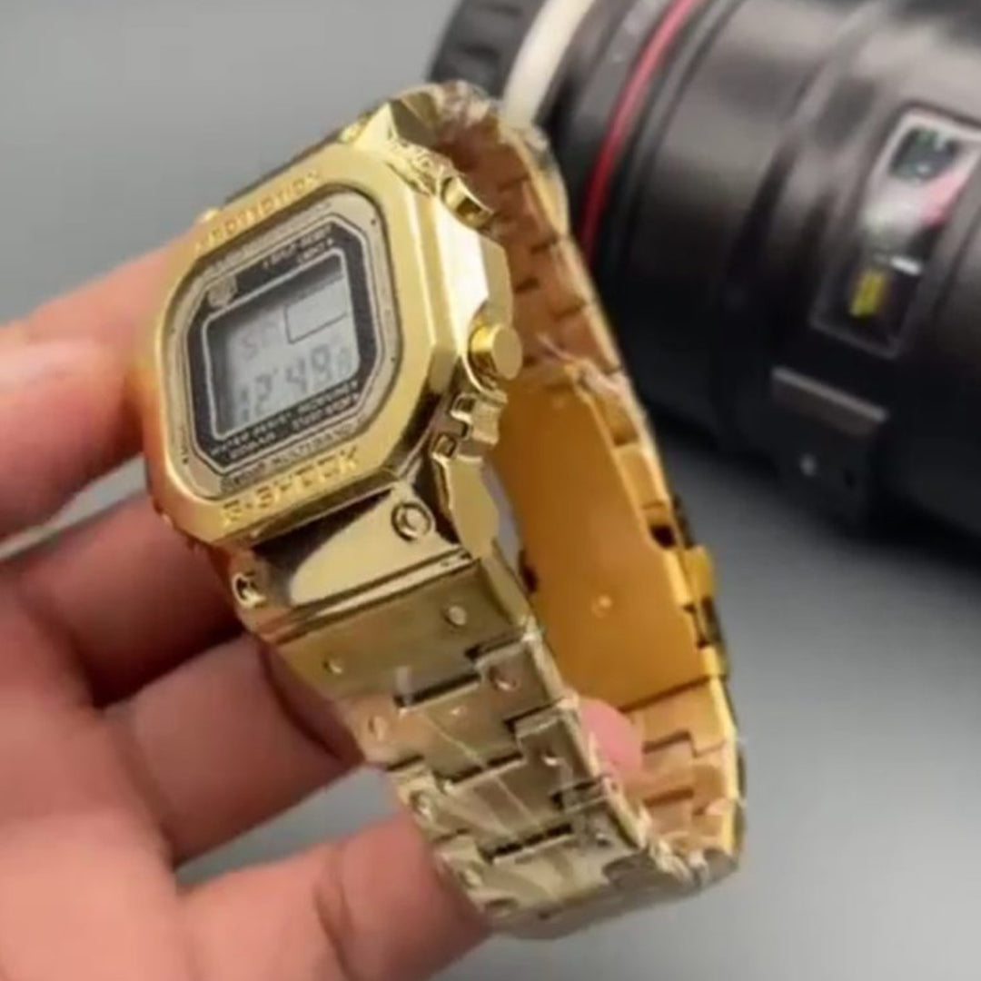 G-shock Stainless gold watch