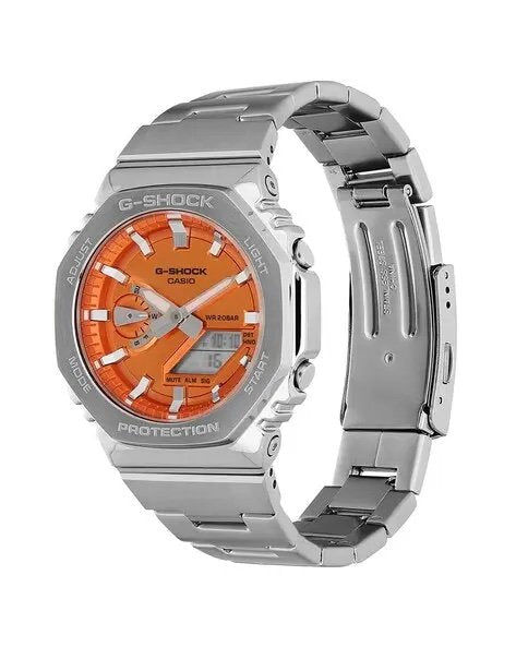 G shock GM-2110D (silver/orange)