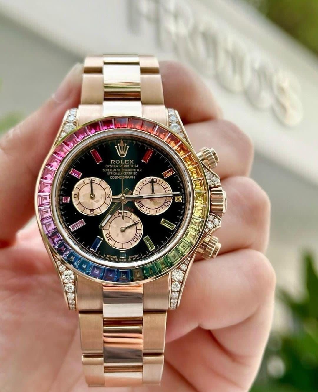 ROLEX RAINBOW ROSE GOLD SALMAN KHAN