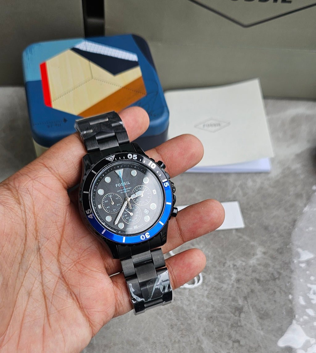 Fossil Fb 03 Black Metal Watch