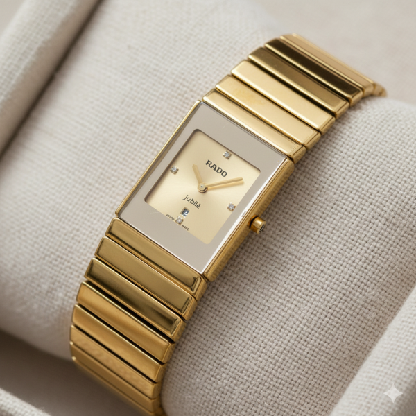Rado Jubile Ceramic Watch Full Gold