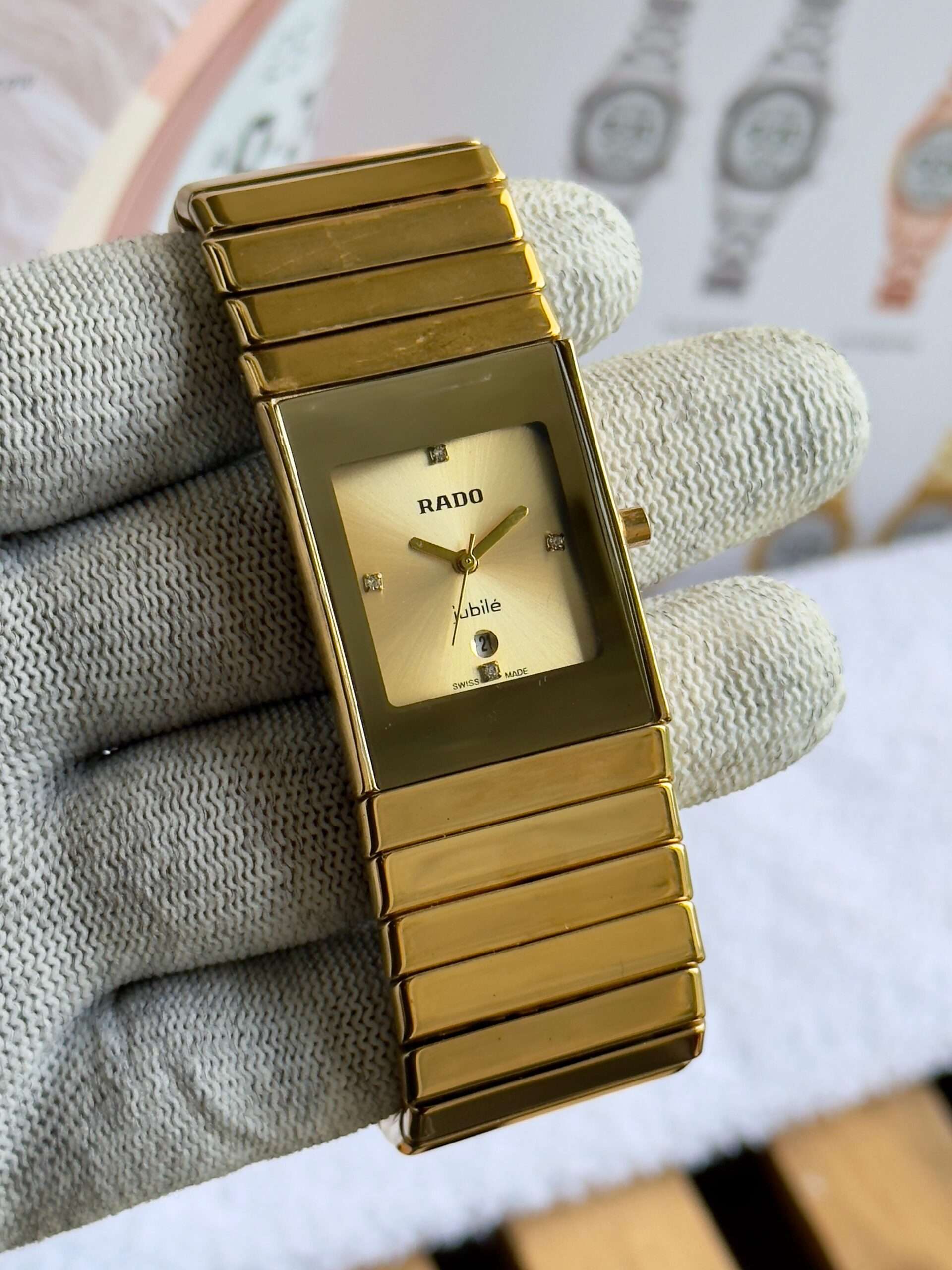 Rado Jubile Ceramic Watch Full Gold