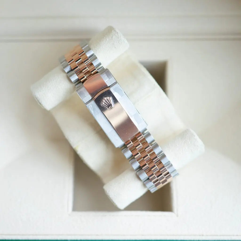 Rolex Datejust Dualtone Grey Dial Metal Watch