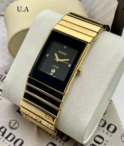Rado Jubile Ceramic Watch Black And Gold
