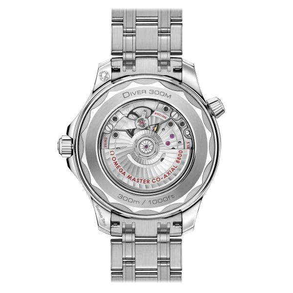 Omega Seamaster Diver 300M  Silver Black Dial Metal watch